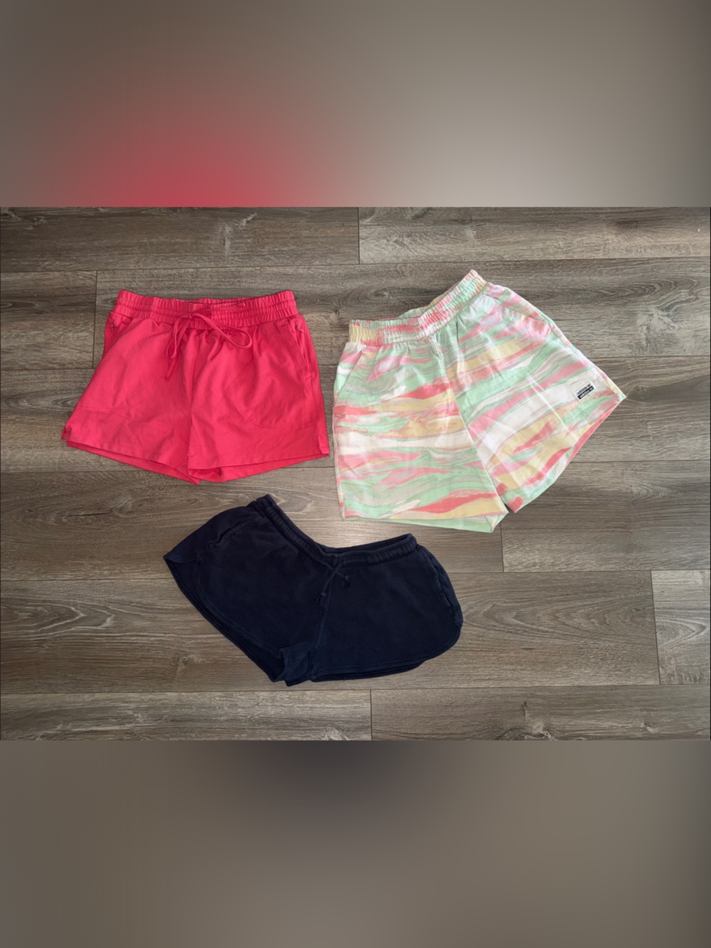 Women’s Casual Shorts - Pink, Navy & Multicolor Set